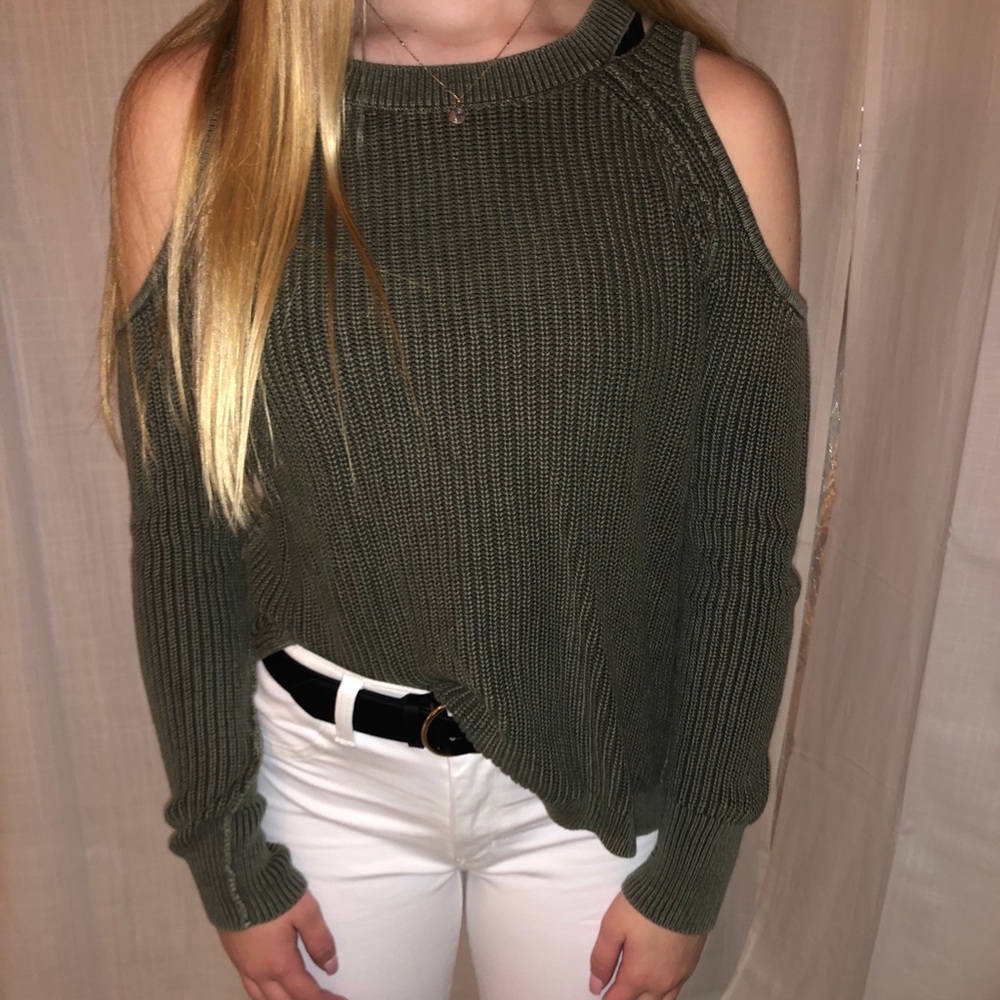 Jungle green sweater